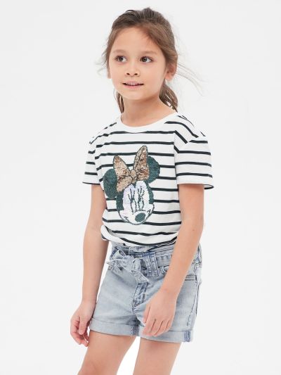 GapKids | Disney Minnie Mouse Μπλούζα με Παγιέτα-552622001