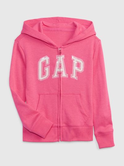 Παιδικό Gap Logo Zip Φούτερ σε French Terry-842448001