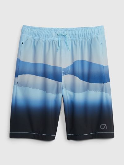 Μπλε GapFit Παιδικό Quick-Dry Σορτς-824893007