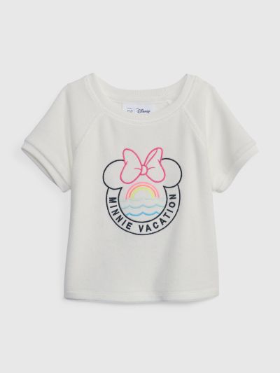 Ροζ babyGap | Disney Πέτσετέ Minnie Mouse Μπλούζα-856261000
