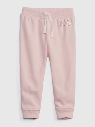 Ροζ Νήπιο Κορίτσι Gap Logo Jogger Φόρμα Παντελόνι-843630002