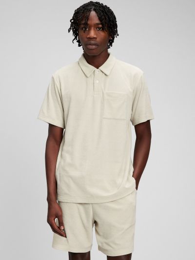 Μπεζ Πετσετέ Polo Μπλούζα-796260003