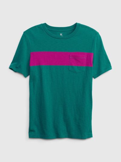 Kids Organic Cotton Pocket T-Shirt-825521024