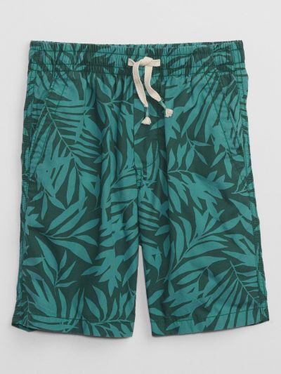 Kids Poplin Pull-On Shorts-829735007