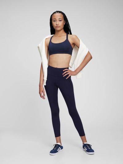 Μπλε GapFit High Rise Recycled Power 7/8 Κολάν-880878000