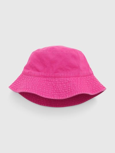 Ροζ Παιδικό 100% Οργανικό Βαμβάκι Bucket Καπέλο-855588000