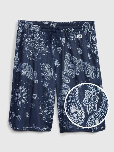 GapFit Kids Mesh Pull-On Shorts-802839008