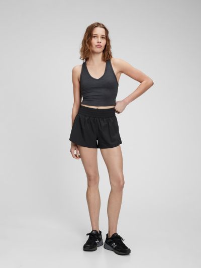 Μαύρο GapFit 3in Sprint Σορτς-820703001