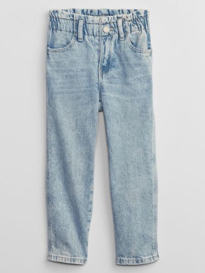 Μπλε babyGap Paperbag Mom Jean Παντελόνι με Washwell-458413000