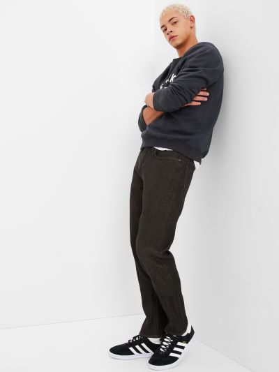 Μάυρο Slim Jean Παντελόνι σε SoftFlex-455579000