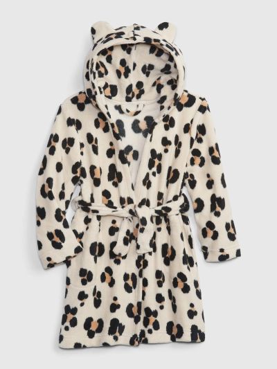 Μπεζ Παιδική Leopard Ρόμπα-455305000