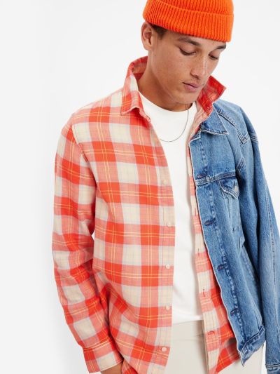 Doubleweave Plaid Shirt-427039002