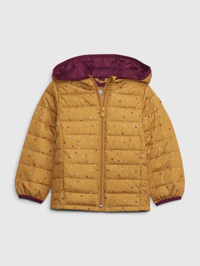 Κίτρινο babyGap ColdControl Φουσκωτό Μπουφάν-406520000