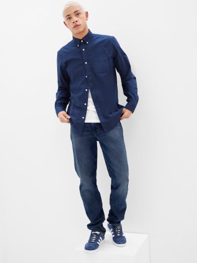 Μπλε GapFlex Straight Jean Παντελόνι με Washwell-452587000