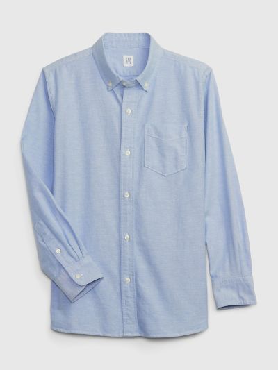 Μπλε Παιδικό Uniform Oxford Πουκάμισο-460353000