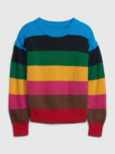 Multi Παιδικό Happy Stripe Πουλόβερ-475430000