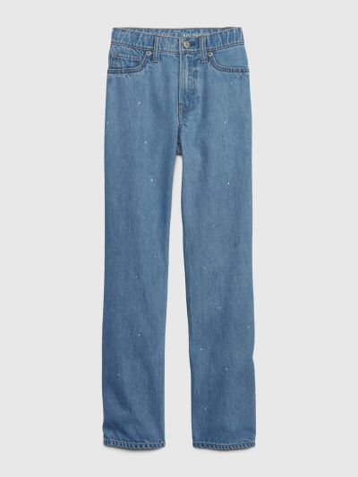 Μπλε Παιδικό High Rise '90s Loose Jean Παντελόνι με Washwell-484099000