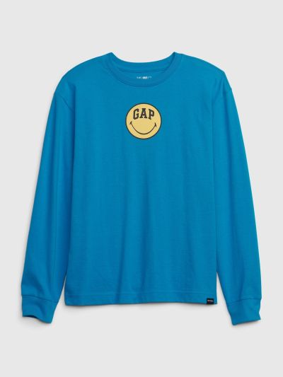 Gap × SmileyWorld Kids 100% Organic Cotton Graphic T-Shirt-514088001
