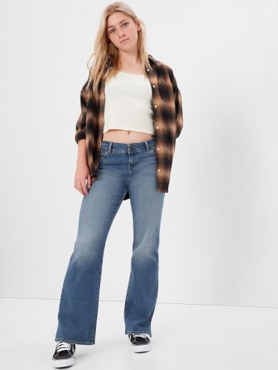 Μπλε Teen Low Rise Vintage Boot Παντελόνι με Washwell-454414000