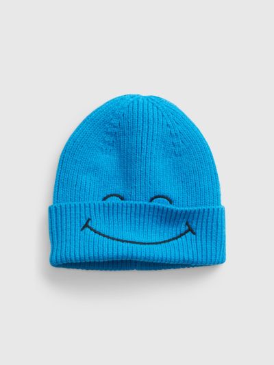 Gap × SmileyWorld Toddler Organic Cotton Beanie-483378000