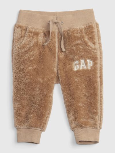 Καφέ Βρεφικό Gap Logo Sherpa Παντελόνι Φόρμα-506463000