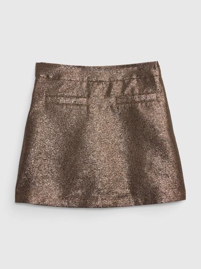 Χρυσό Παιδική Metallic Brocade Φούστα-517170000