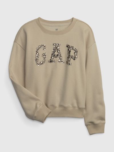 Kids Rhinestone Logo Sweatshirt-525030000