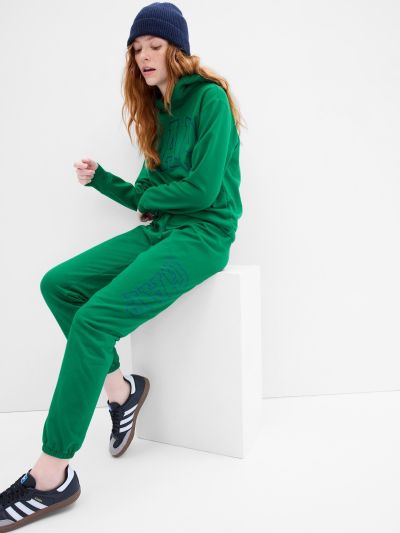 Πράσινο Gap Logo Jogger Παντελόνι-518770003