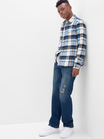 Μπλε Teen Original Fit Τζιν Washwell-824649003