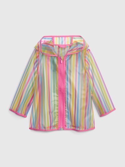 Multi Νηπιακό Striped Translucent Αδιάβροχο Μπουφάν-602122000