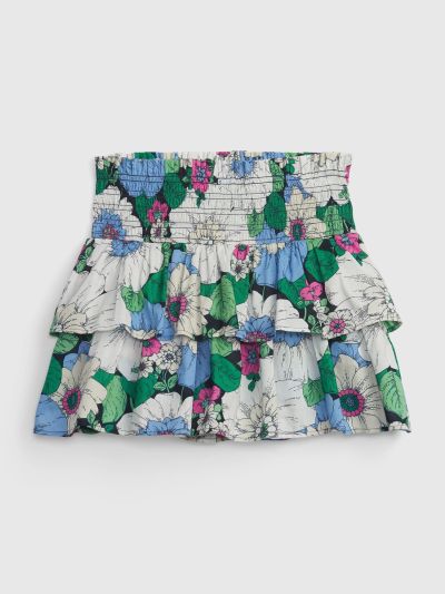 Μπλε Παιδικό Smocked Skort-601089000