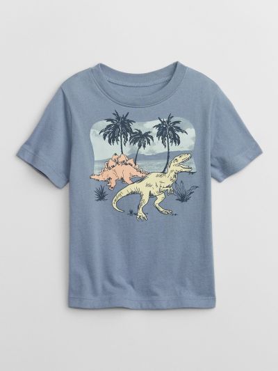 Μπλε babyGap Print Μπλούζα-597173003