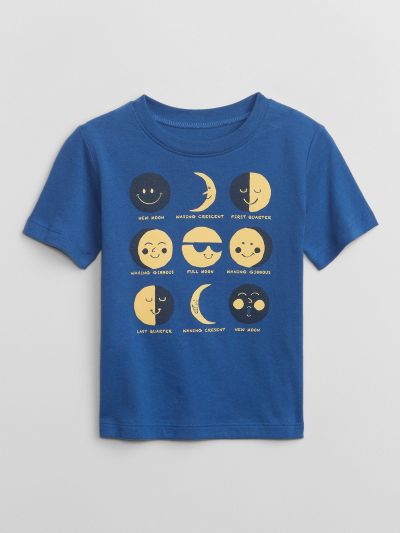 Μπλε babyGap Print Μπλούζα-597173002