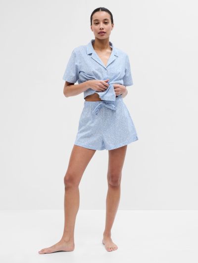 Print Poplin PJ Σορτς-598084002