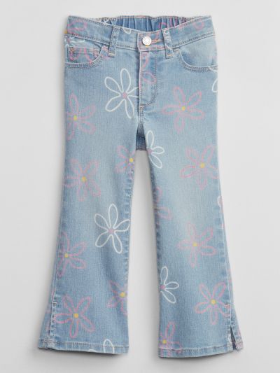 Μπλε babyGap Print '70s Flare Jean Παντελόνι με Washwell-620942000