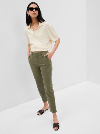 Mid Rise Downtown Khakis-541213005