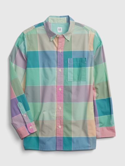 Multi Παιδικό Poplin Πουκάμισο-594270001