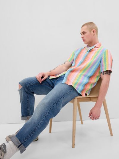 Linen-Cotton Shirt-585744006