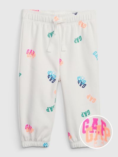 Άσπρη Βρεφική Logo Jogger Φόρμα-600016000