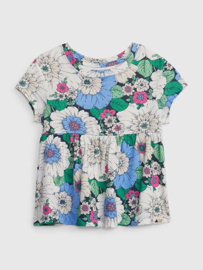 Multi Νηπιακό Οργανικό Βαμβάκι Mix and Match Peplum Τοπ-536125001