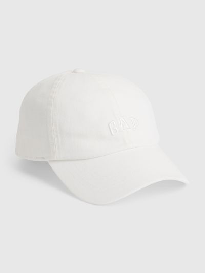 Άσπρο Gap Logo Baseball Καπέλο-542693001