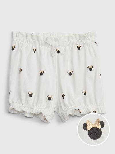 Άσπρο BabyGap | Disney 100% Οργανικό Βαμβάκι Mix and Match Pull-On Σορτς-600523000
