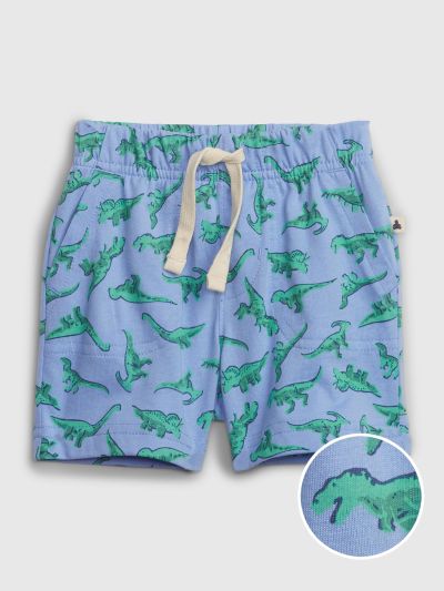 Μπλε Βρεφικό 100% Οργανικό Βαμβάκι Mix and Match Pull-On Σορτς-599744000