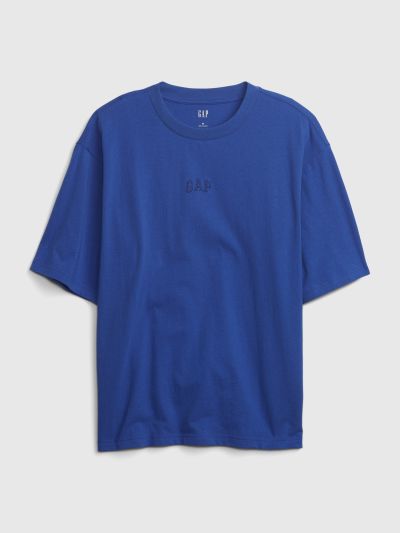 Μπλε Relaxed Gap Logo Μπλούζα-663922001
