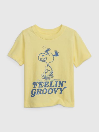 Κίτρινη Νηπιακή Peanuts Graphic Μπλούζα-667443003