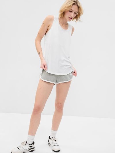 Άσπρο GapFit Muscle Αμάνικο Τοπ-598668002
