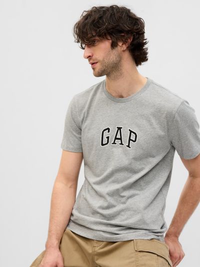 Γκρι Gap Arch Logo Μπλούζα-570044001
