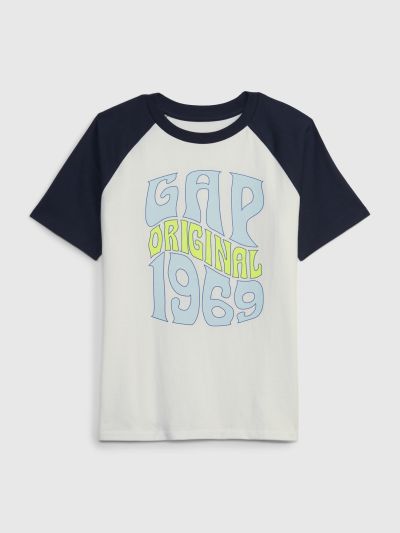 Παιδική Gap 1969 Logo Raglan Μπλούζα-636386001