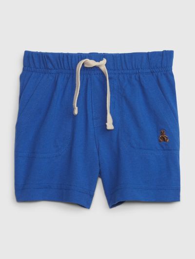 Μπλε Βρεφικό 100% Οργανικό Βαμβάκι Mix and Match Pull-On Σορτς-668188000