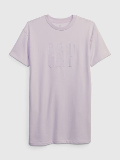 Μωβ Παιδικό Gap Logo T-Shirt Φορέμα-637022000
